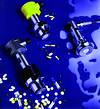 Absolutely flush-mounting pressure transmitters for the foodstuffs and pharmaceuticals industries